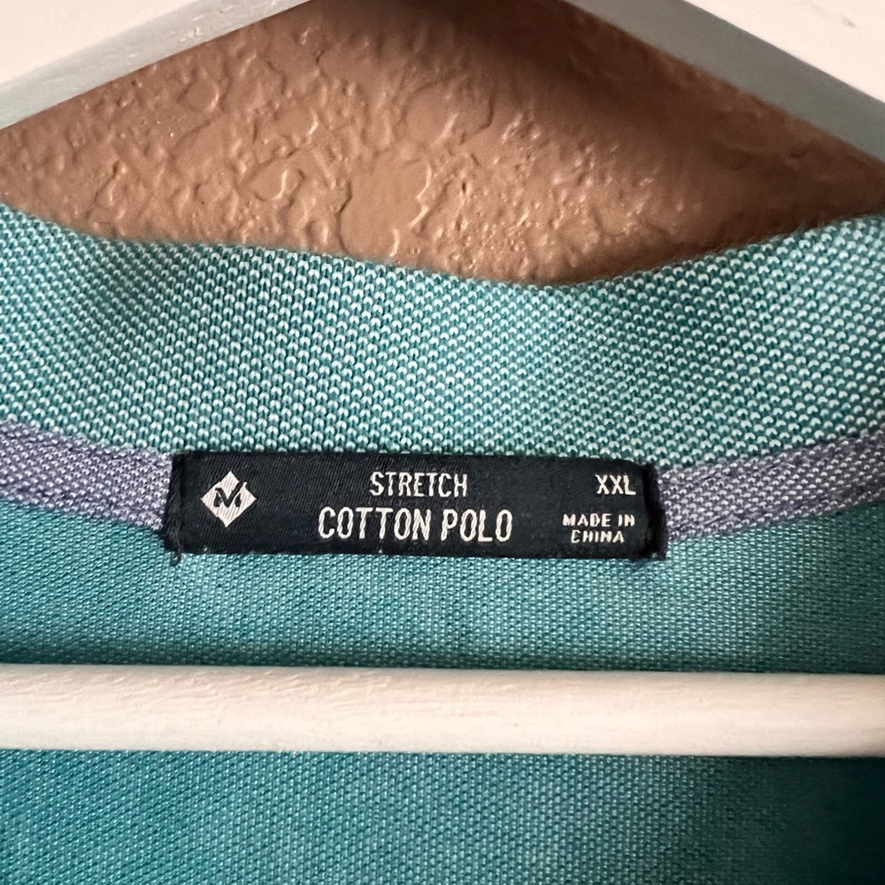 Member’s Mark Men's Teal Polo Shirt Size XXL - Picture 5 of 11